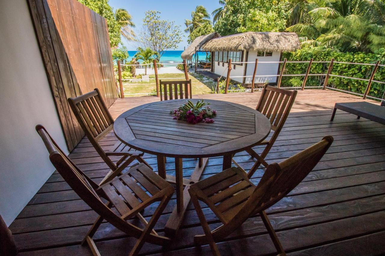Le Coconut Lodge Avatoru Bagian luar foto