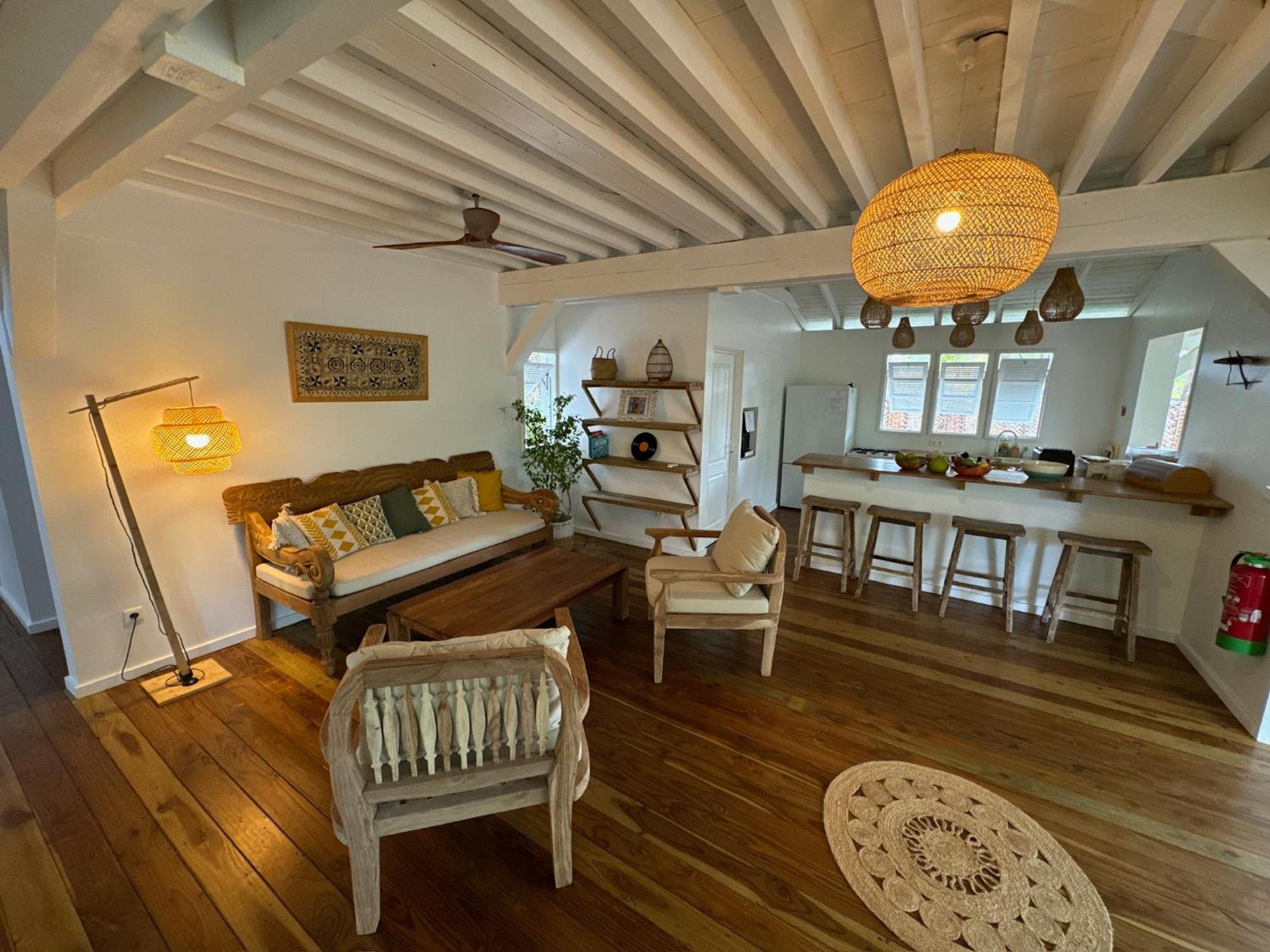 Le Coconut Lodge Avatoru Bagian luar foto