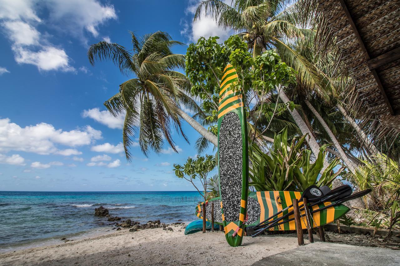 Le Coconut Lodge Avatoru Bagian luar foto