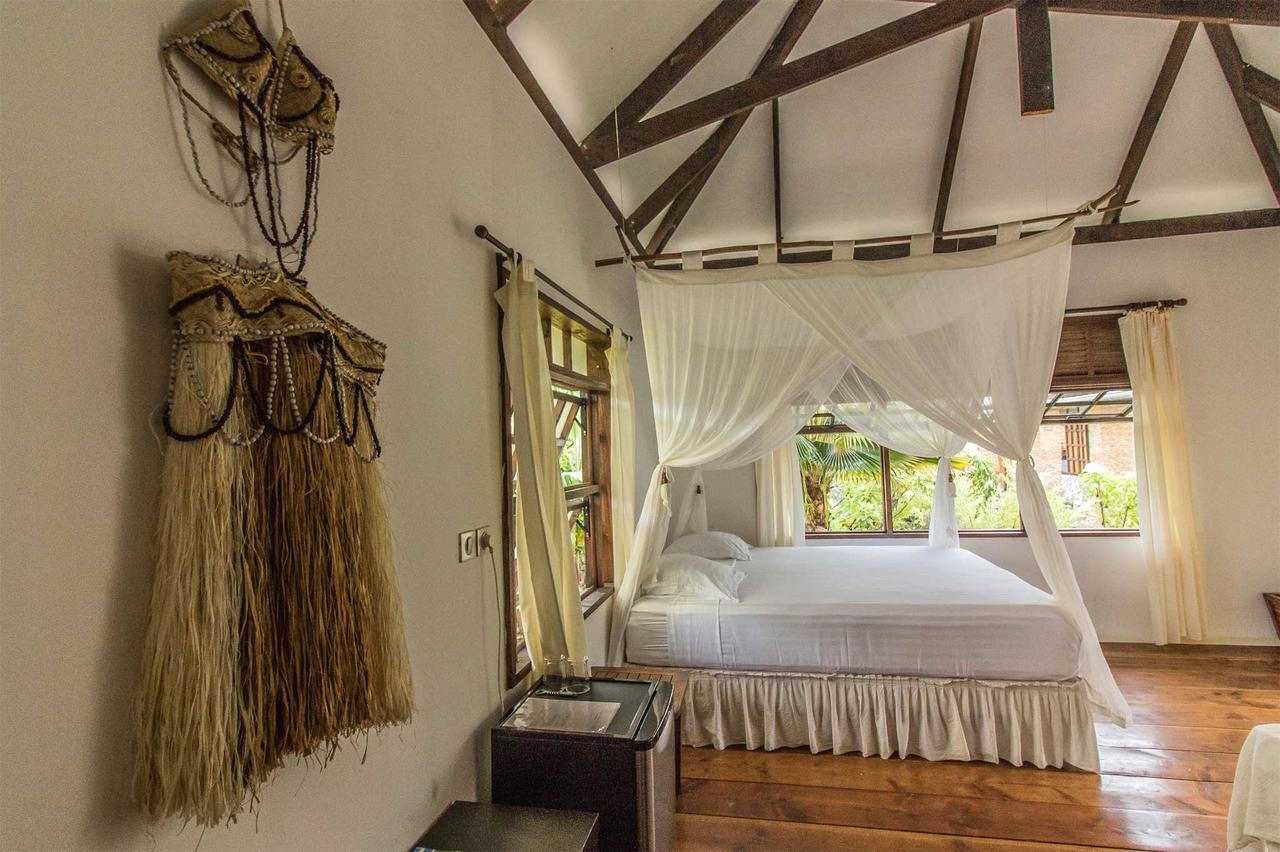 Le Coconut Lodge Avatoru Bagian luar foto